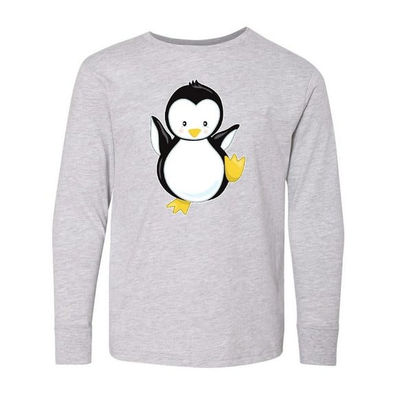 Inktastic Penguin Long Sleeve Youth T-Shirt