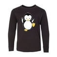thumbnail image 1 of Inktastic Penguin Long Sleeve Youth T-Shirt, 1 of 5