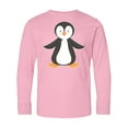 thumbnail image 1 of Inktastic Penguin Long Sleeve Youth T-Shirt, 1 of 5