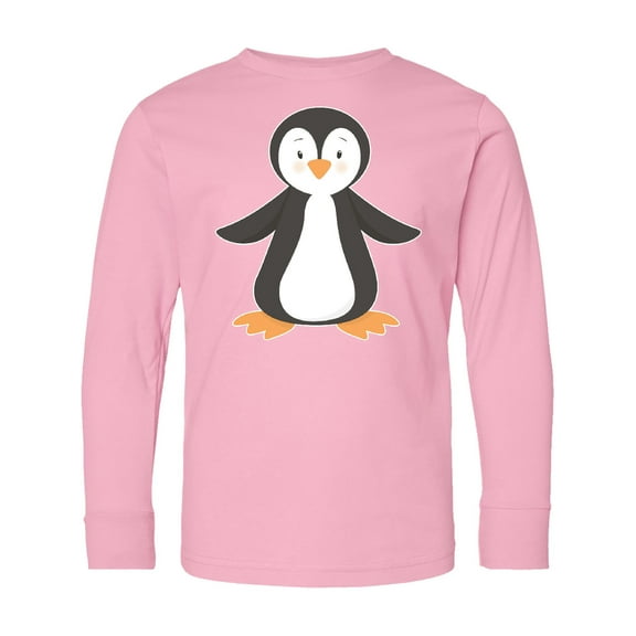 Inktastic Penguin Long Sleeve Youth T-Shirt