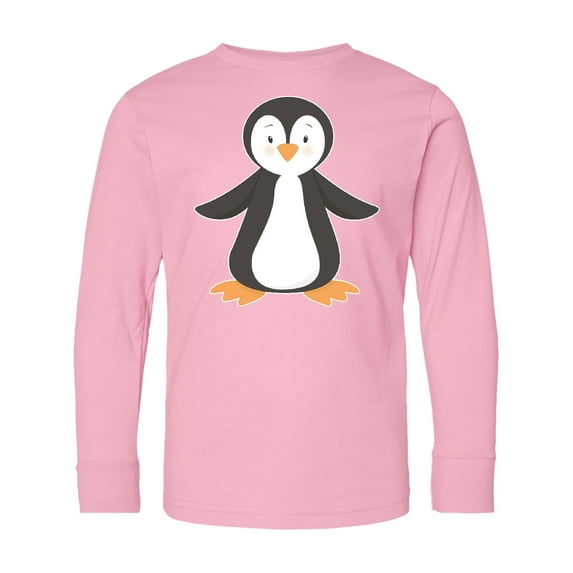 Inktastic Penguin Long Sleeve Youth T-Shirt