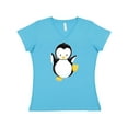 thumbnail image 1 of Inktastic Penguin Women's V-Neck T-Shirt, 1 of 5