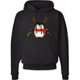 thumbnail image 1 of Inktastic Penguin Xmas Adult Hoodie Sweatshirt, 1 of 4