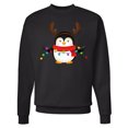thumbnail image 1 of Inktastic Penguin Xmas Adult Sweatshirt, 1 of 4
