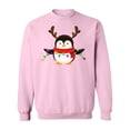 thumbnail image 1 of Inktastic Penguin Xmas Adult Sweatshirt, 1 of 4