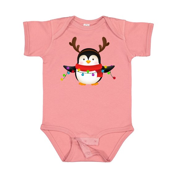 Inktastic Penguin Xmas Boys or Girls Baby Bodysuit