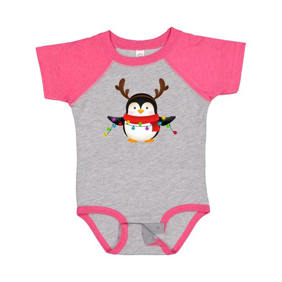 Inktastic Penguin Xmas Boys or Girls Baby Bodysuit