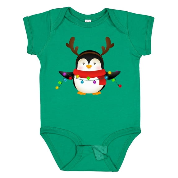 Inktastic Penguin Xmas Boys or Girls Baby Bodysuit