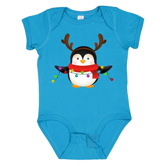 Inktastic Penguin Xmas Boys or Girls Baby Bodysuit