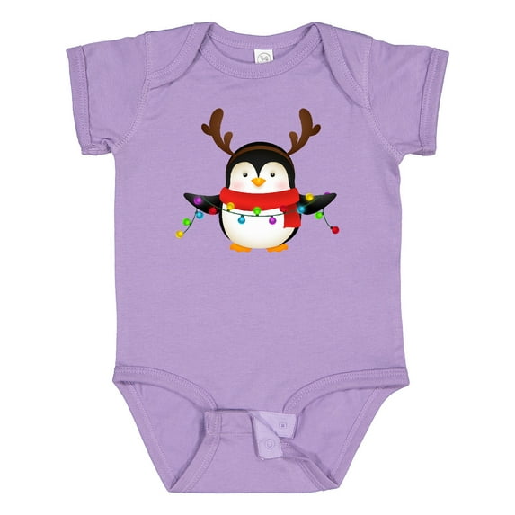 Inktastic Penguin Xmas Boys or Girls Baby Bodysuit