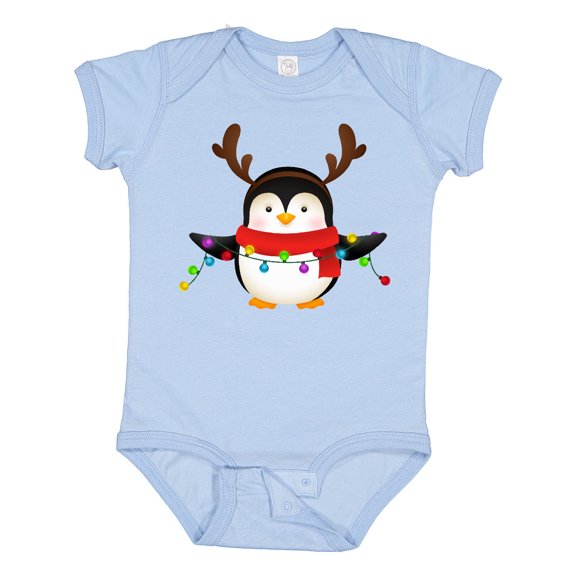 Inktastic Penguin Xmas Boys or Girls Baby Bodysuit
