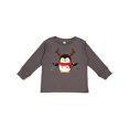 thumbnail image 1 of Inktastic Penguin Xmas Boys or Girls Long Sleeve Toddler T-Shirt, 1 of 5