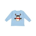 thumbnail image 1 of Inktastic Penguin Xmas Boys or Girls Long Sleeve Toddler T-Shirt, 1 of 5