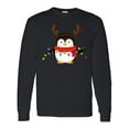 thumbnail image 1 of Inktastic Penguin Xmas Long Sleeve T-Shirt, 1 of 5