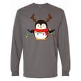 thumbnail image 1 of Inktastic Penguin Xmas Long Sleeve T-Shirt, 1 of 5