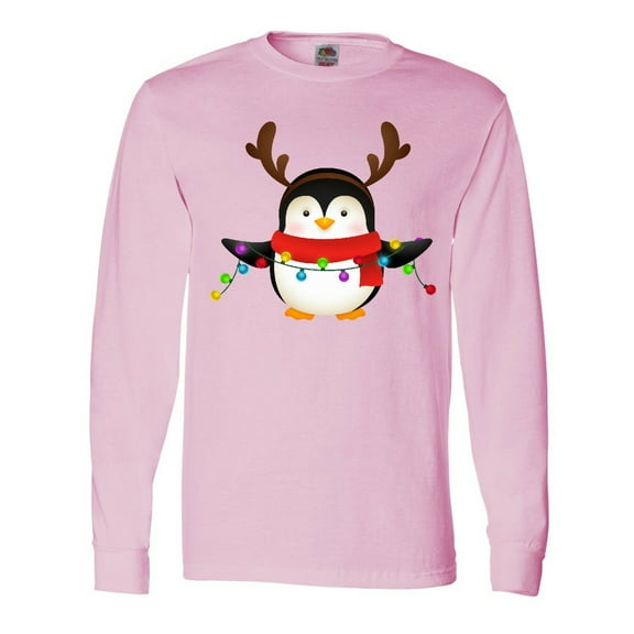 Inktastic Penguin Xmas Long Sleeve T-Shirt