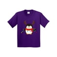 thumbnail image 1 of Inktastic Penguin Xmas Youth T-Shirt, 1 of 5