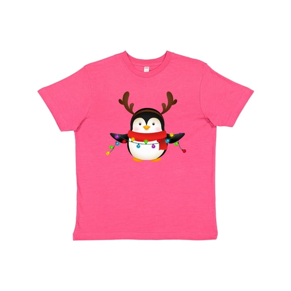 Inktastic Penguin Xmas Youth T-Shirt