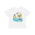 thumbnail image 1 of Inktastic Penguin and Polar Bear Iceberg Beach Bums Boys or Girls Baby T-Shirt, 1 of 5