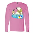 thumbnail image 1 of Inktastic Penguin and Polar Bear Iceberg Beach Bums Long Sleeve T-Shirt, 1 of 5