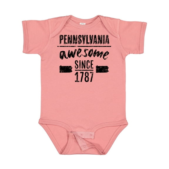 Inktastic Pennsylvania Awesome Since 1787 Boys or Girls Baby Bodysuit