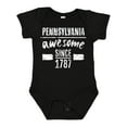 thumbnail image 1 of Inktastic Pennsylvania Awesome Since 1787 Boys or Girls Baby Bodysuit, 1 of 5