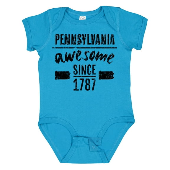 Inktastic Pennsylvania Awesome Since 1787 Boys or Girls Baby Bodysuit