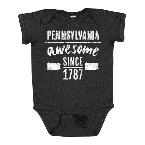 Inktastic Pennsylvania Awesome Since 1787 Boys or Girls Baby Bodysuit