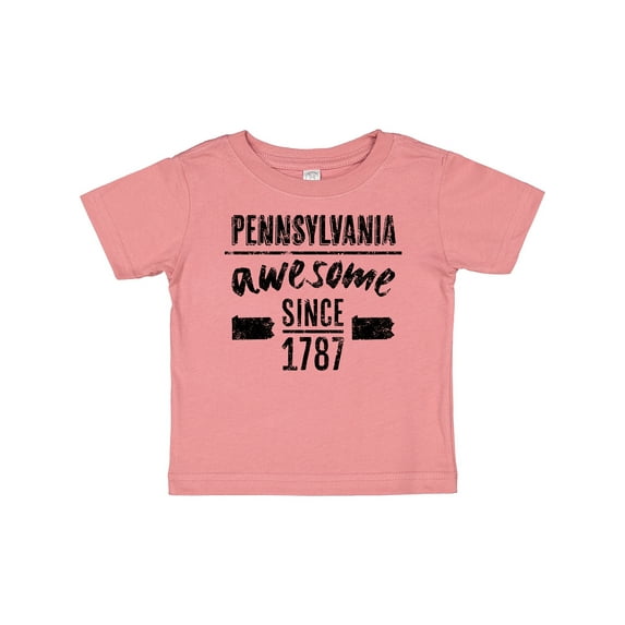 Inktastic Pennsylvania Awesome Since 1787 Boys or Girls Baby T-Shirt