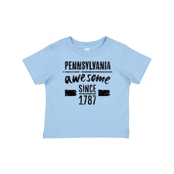 Inktastic Pennsylvania Awesome Since 1787 Boys or Girls Baby T-Shirt