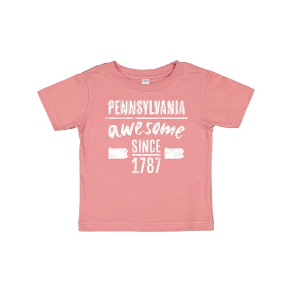 Inktastic Pennsylvania Awesome Since 1787 Boys or Girls Baby T-Shirt