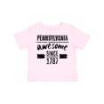 thumbnail image 1 of Inktastic Pennsylvania Awesome Since 1787 Boys or Girls Toddler T-Shirt, 1 of 5