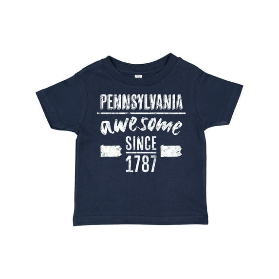 Inktastic Pennsylvania Awesome Since 1787 Boys or Girls Toddler T-Shirt