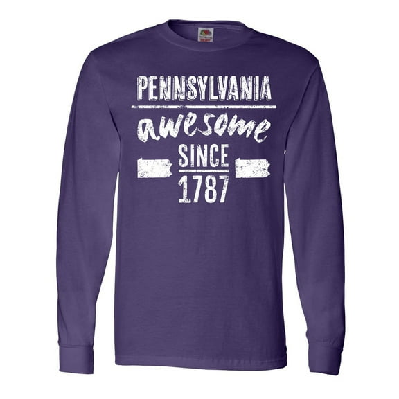 Inktastic Pennsylvania Awesome Since 1787 Long Sleeve T-Shirt