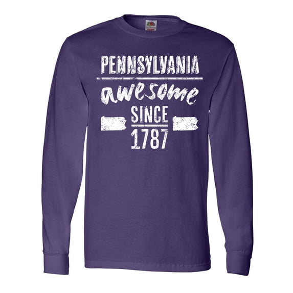Inktastic Pennsylvania Awesome Since 1787 Long Sleeve T-Shirt