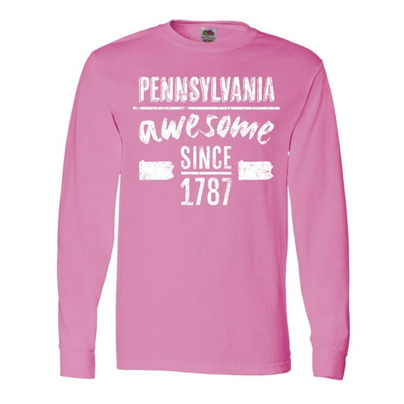 Inktastic Pennsylvania Awesome Since 1787 Long Sleeve T-Shirt