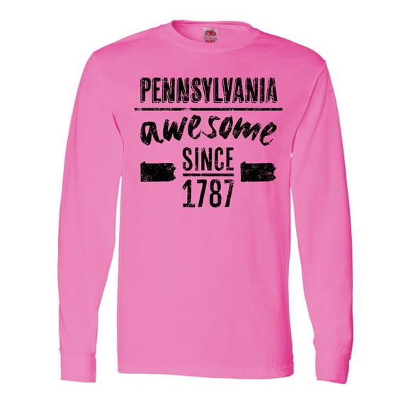 Inktastic Pennsylvania Awesome Since 1787 Long Sleeve T-Shirt
