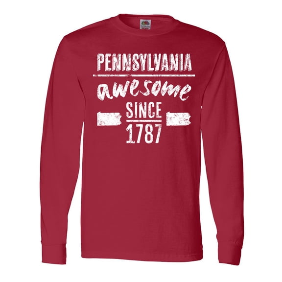 Inktastic Pennsylvania Awesome Since 1787 Long Sleeve T-Shirt