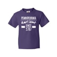 thumbnail image 1 of Inktastic Pennsylvania Awesome Since 1787 Youth T-Shirt, 1 of 5