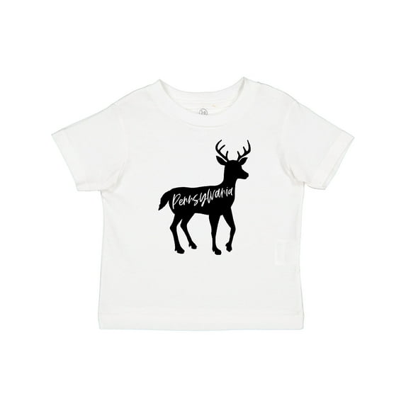 Inktastic Pennsylvania Black Deer Silhouette Boys or Girls Baby T-Shirt