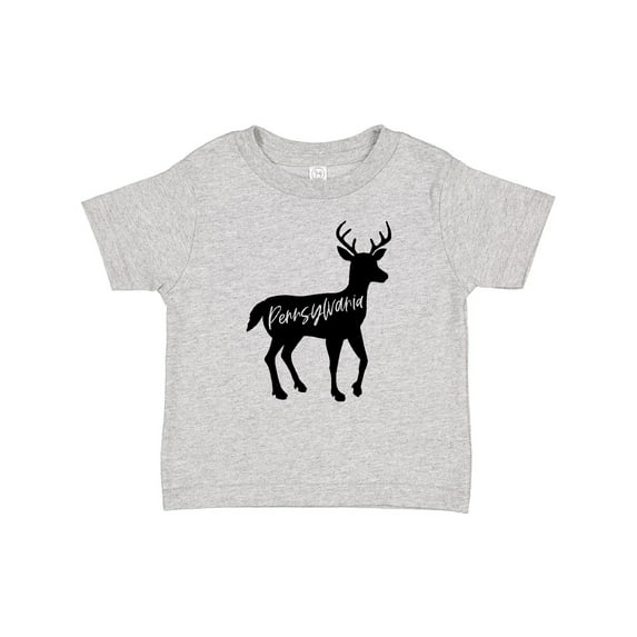 Inktastic Pennsylvania Black Deer Silhouette Boys or Girls Baby T-Shirt