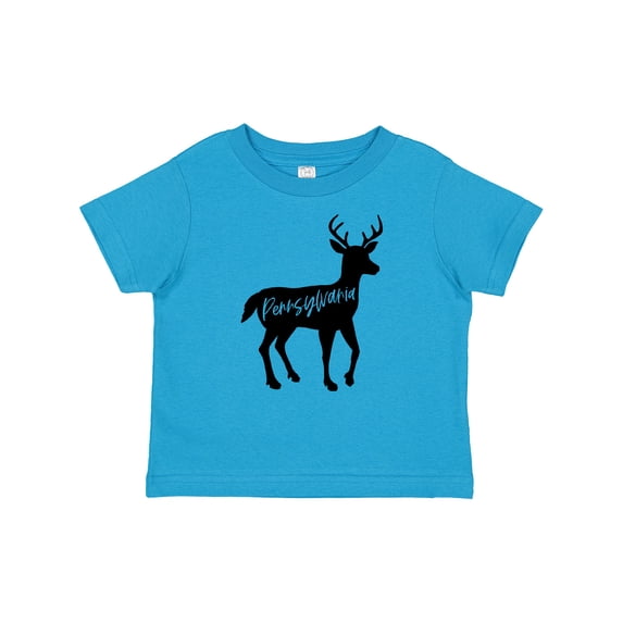 Inktastic Pennsylvania Black Deer Silhouette Boys or Girls Baby T-Shirt