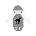 thumbnail image 1 of Inktastic Pennsylvania Black Deer Silhouette Boys or Girls Long Sleeve Baby Bodysuit, 1 of 5