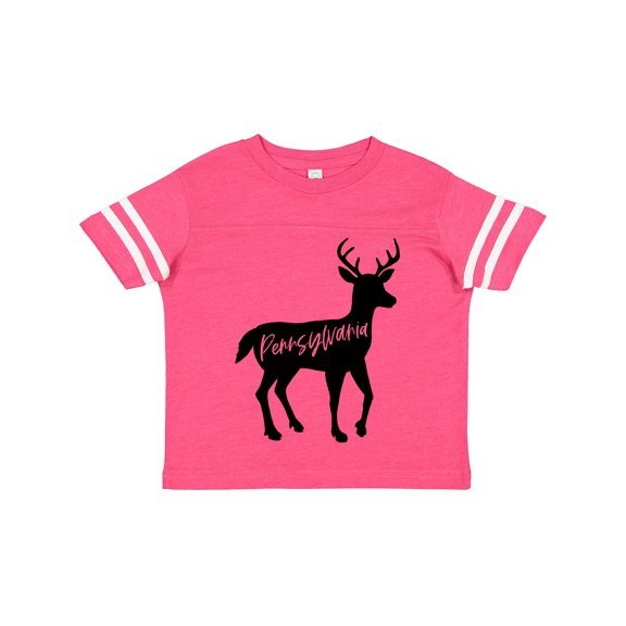 Inktastic Pennsylvania Black Deer Silhouette Boys or Girls Toddler T-Shirt