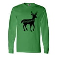 thumbnail image 1 of Inktastic Pennsylvania Black Deer Silhouette Long Sleeve T-Shirt, 1 of 5