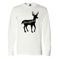 thumbnail image 1 of Inktastic Pennsylvania Black Deer Silhouette Long Sleeve T-Shirt, 1 of 5