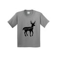 thumbnail image 1 of Inktastic Pennsylvania Black Deer Silhouette Youth T-Shirt, 1 of 5