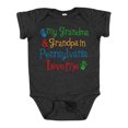 thumbnail image 1 of Inktastic Pennsylvania Grandma and Grandpa Love Me Boys or Girls Baby Bodysuit, 1 of 5