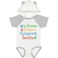 thumbnail image 1 of Inktastic Pennsylvania Grandma and Grandpa Love Me Boys or Girls Baby Bodysuit, 1 of 5