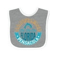 thumbnail image 1 of Inktastic Pensacola Florida Boys or Girls Baby Bib, 1 of 4